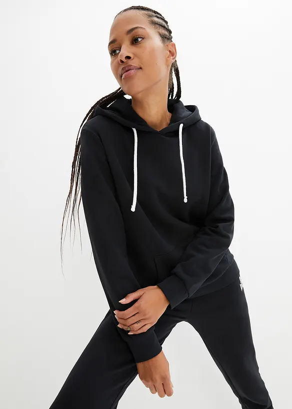 Tuta da jogging con cotone (set 2 pezzi), bonprix