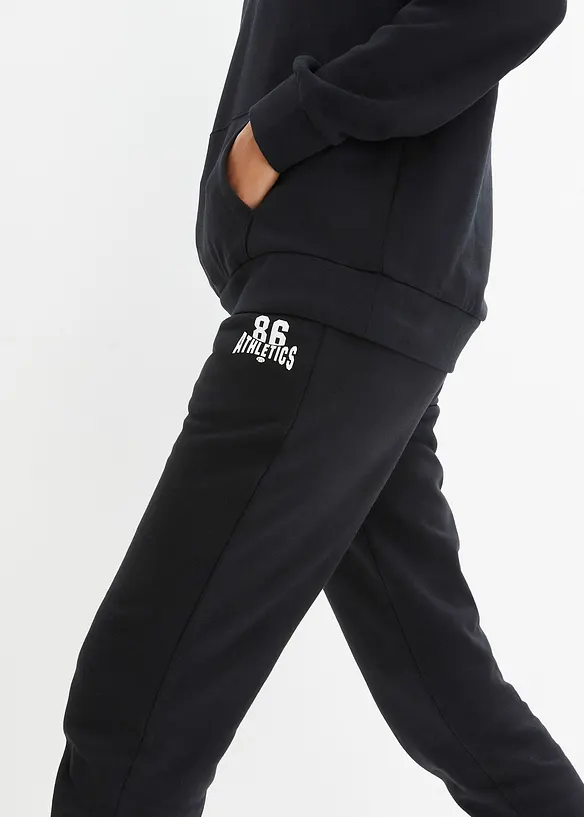 Tuta da jogging con cotone (set 2 pezzi), bonprix