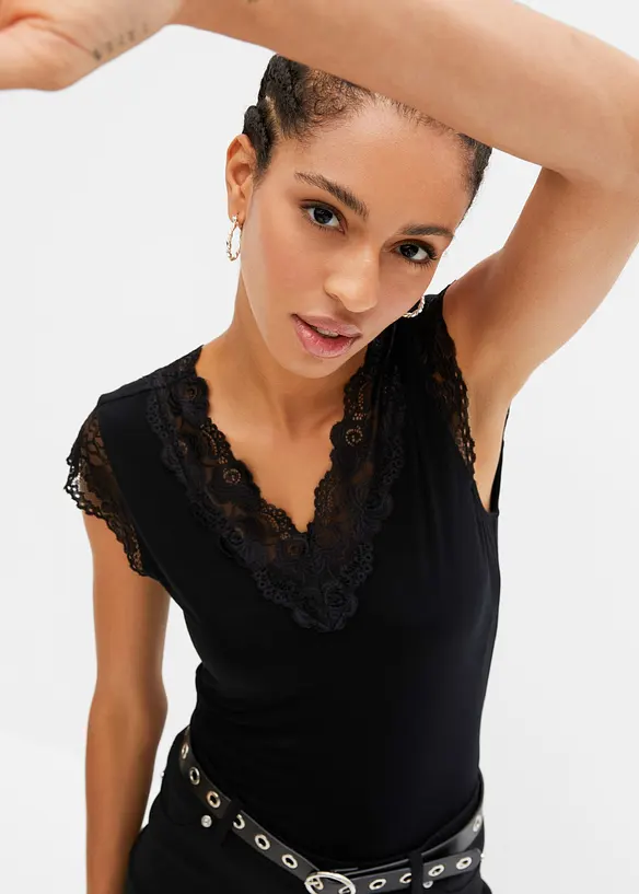 Maglia in misto viscosa, bonprix