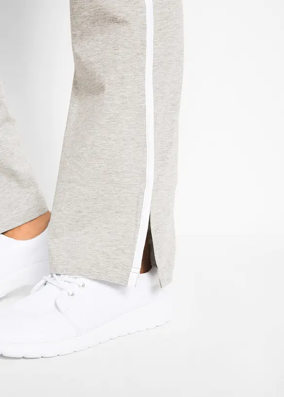Pantaloni in jersey di cotone elasticizzato (pacco da 2), bonprix