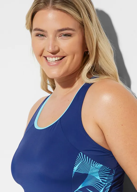 Costume intero sportivo con inserti laterali, bonprix