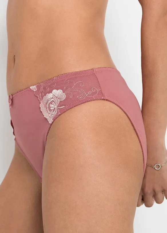Slip con ricami (pacco da 2), bonprix