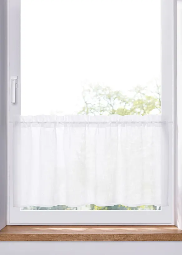 Tenda a vetro effetto lino, bonprix
