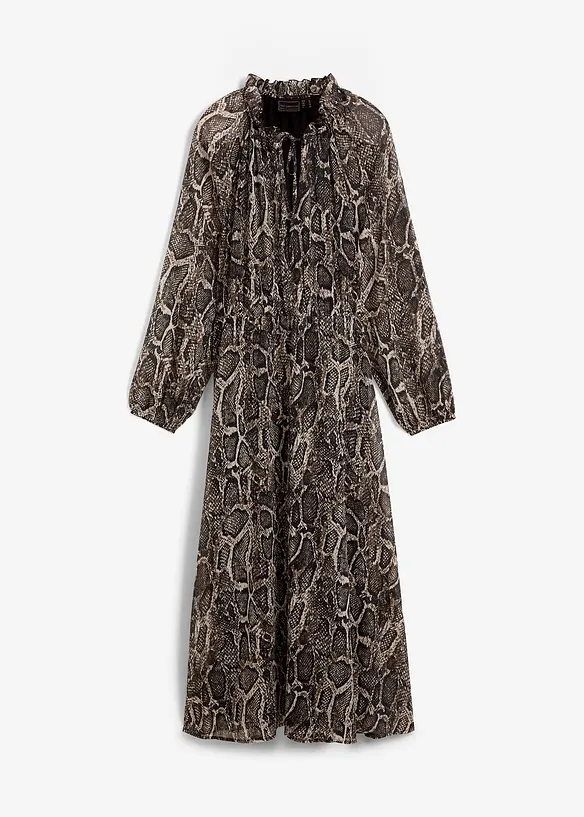 Abito lungo di chiffon con cut-out, bpc selection