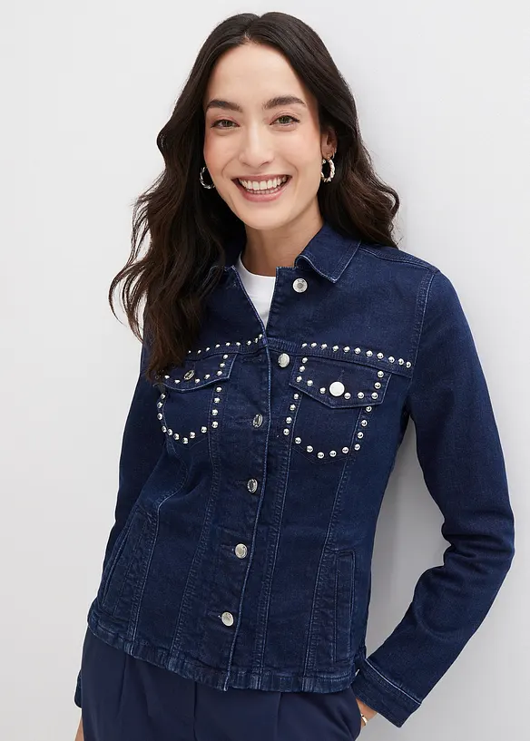 Giacca di jeans con borchiette, bpc selection