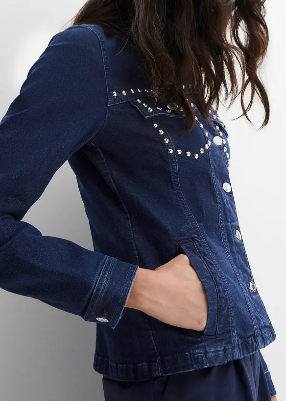 Giacca di jeans con borchiette, bpc selection