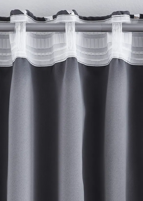 Tenda semioscurante in fantasia lucida (pacco da 1), bonprix