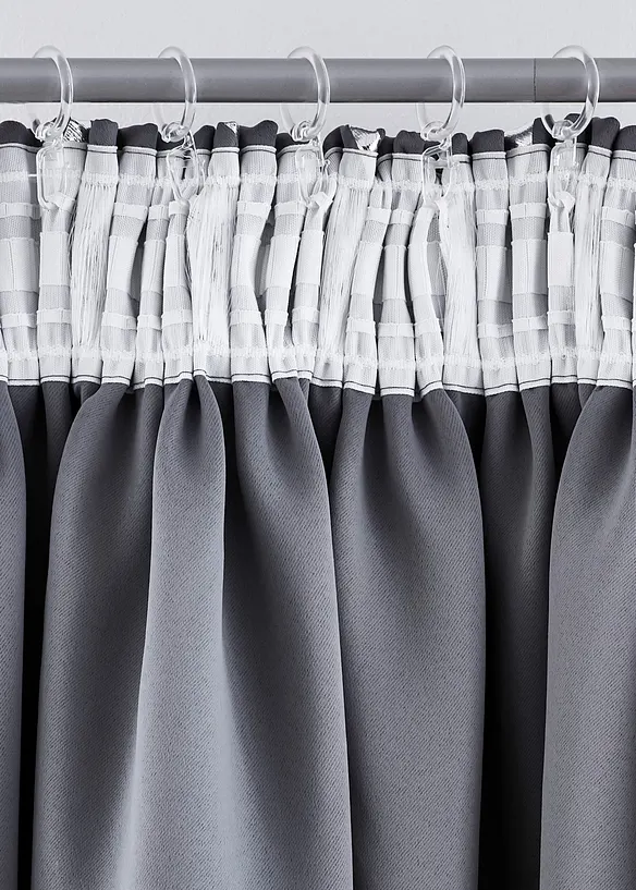 Tenda semioscurante in fantasia lucida (pacco da 1), bonprix