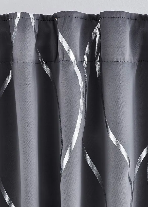 Tenda semioscurante in fantasia lucida (pacco da 1), bonprix