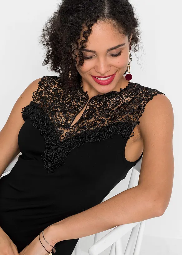 Top in misto viscosa fluente, bonprix