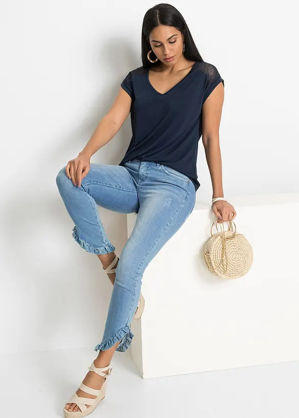 Maglia in misto viscosa, bonprix