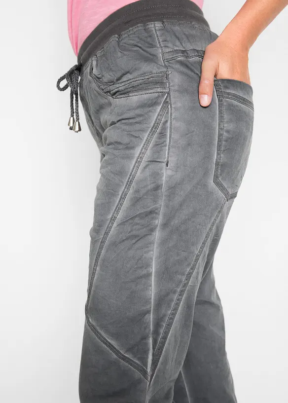 Pantaloni cargo effetto usato, bonprix