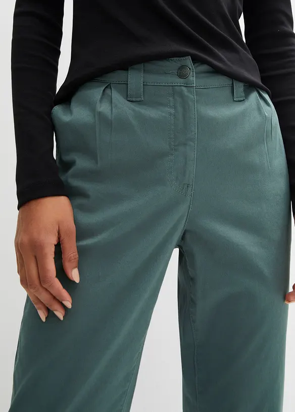 Pantaloni chino alla caviglia in cotone, bonprix