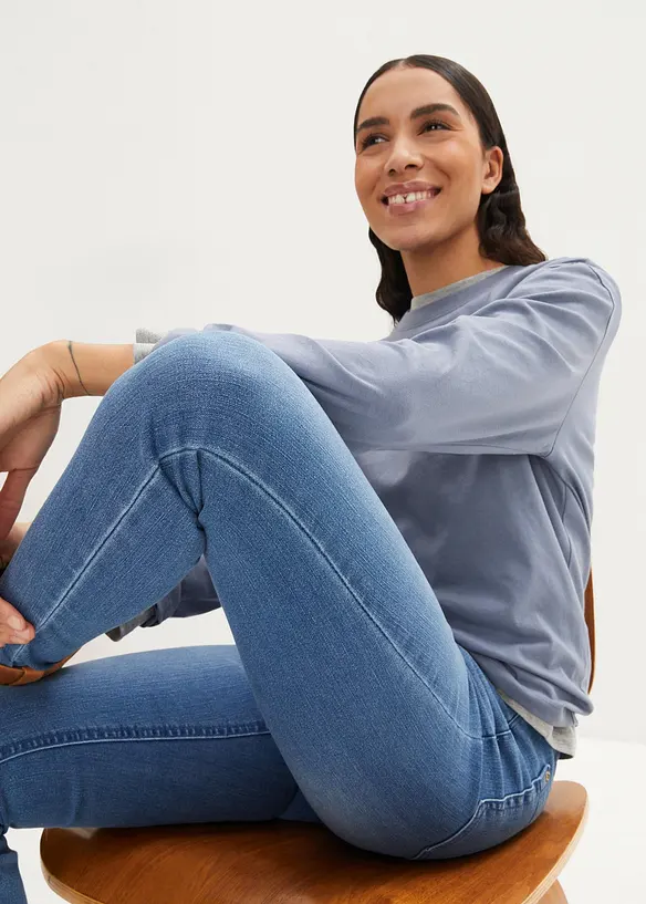 Jeggings, vita media, bonprix