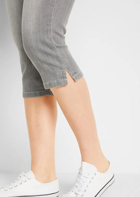 Jeans capri elasticizzati comfort (pacco da 2), bonprix
