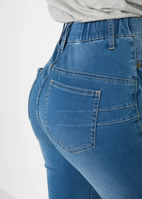 Jeans  super elasticizzati slim fit, vita alta, bonprix