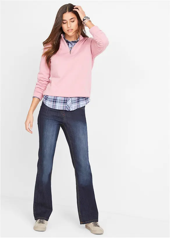 Camicia in flanella di puro cotone, bonprix