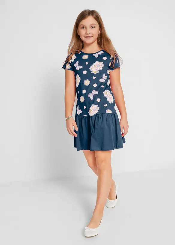 Abito in maglina di puro cotone biologico, bonprix