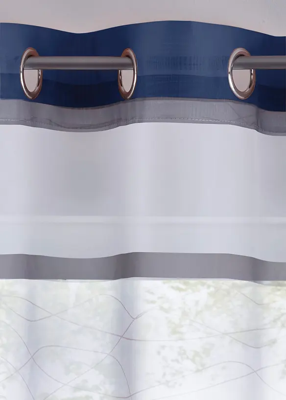 Tenda con stampa a righe con poliestere riciclato (pacco da 1), bonprix