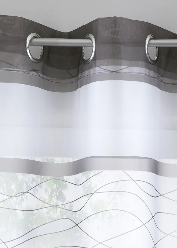 Tenda con stampa a righe con poliestere riciclato (pacco da 1), bonprix