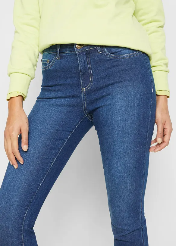 Jeans skinny elasticizzati, vita alta, bonprix