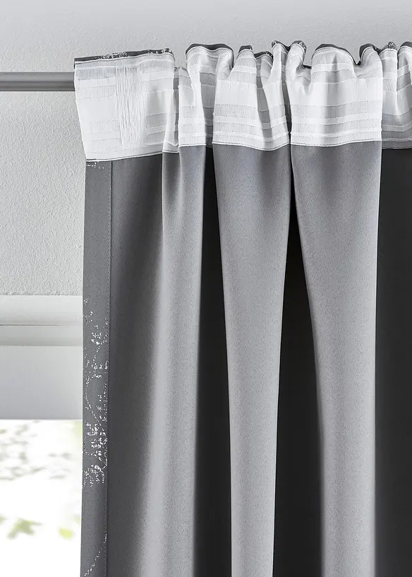 Tenda oscurante in fantasia lucida (pacco da 1), bonprix