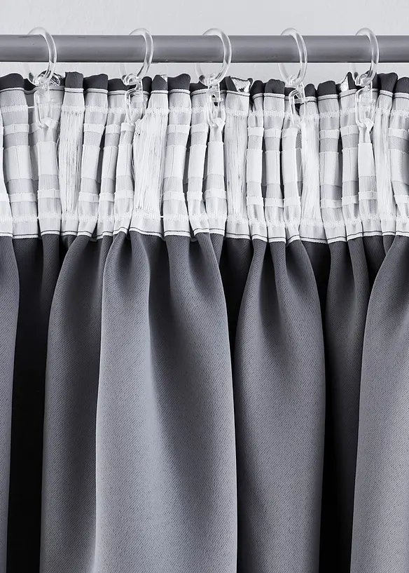 Tenda semioscurante in fantasia lucida (pacco da 1), bonprix