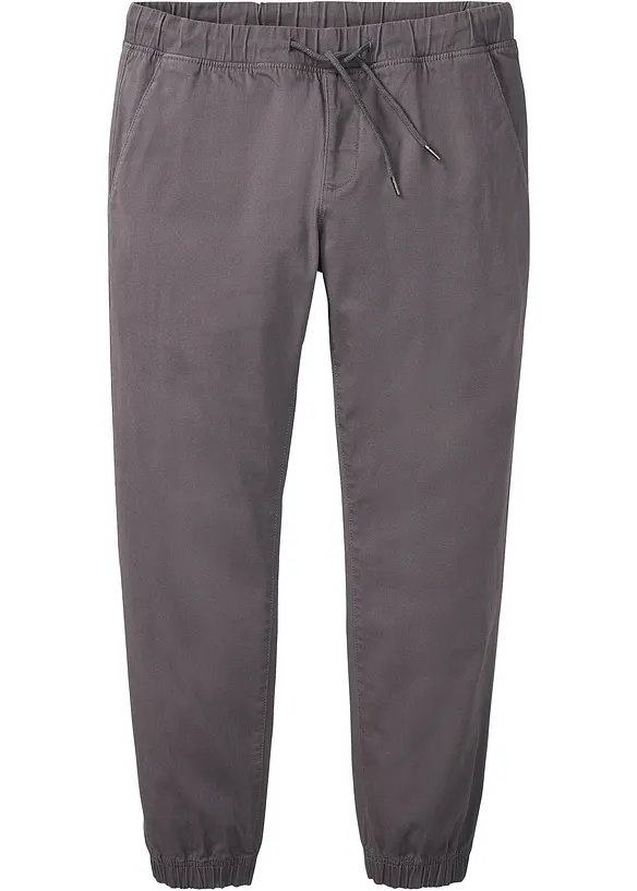 Pantaloni chino elasticizzati con elastico in vita relaxed fit, straight, bonprix