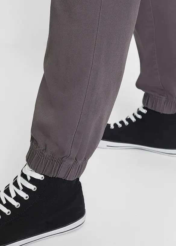 Pantaloni chino elasticizzati con elastico in vita relaxed fit, straight, bonprix