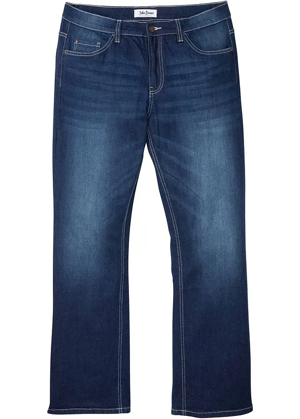 Jeans bootcut elasticizzati, regular fit, bonprix