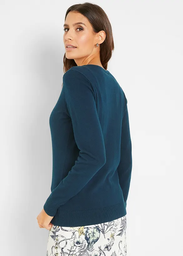 Cardigan in filato fine, bonprix