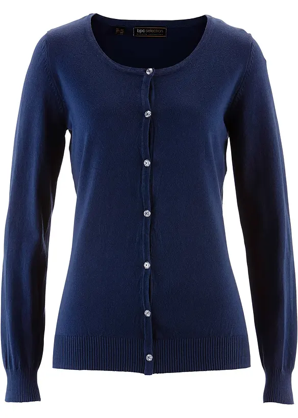 Cardigan in filato fine, bonprix