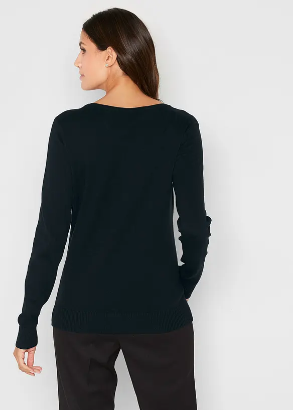 Cardigan in filato fine, bonprix