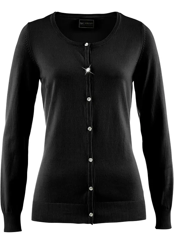 Cardigan in filato fine, bonprix