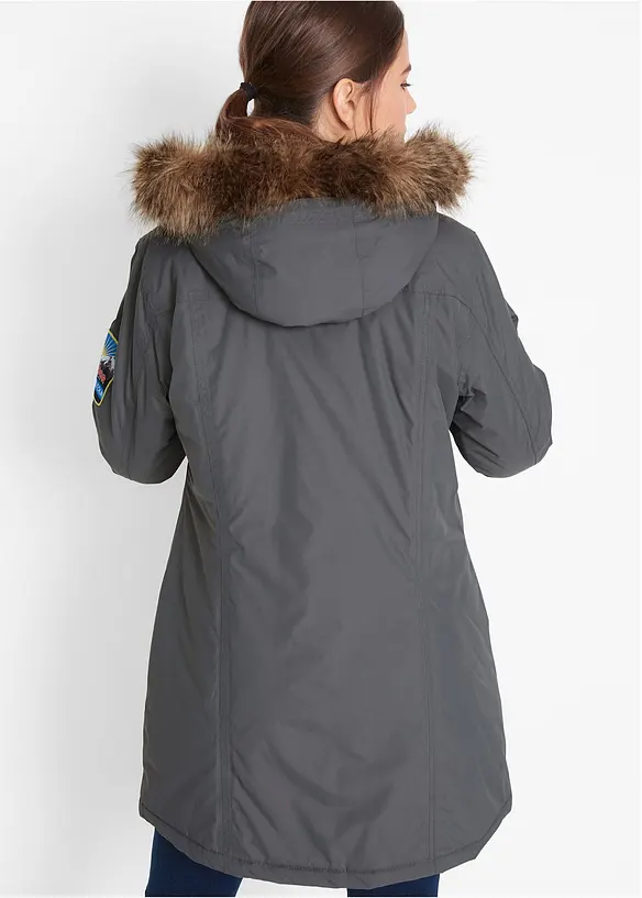Giubbotto tecnico outdoor impermeabile con cappuccio, bonprix