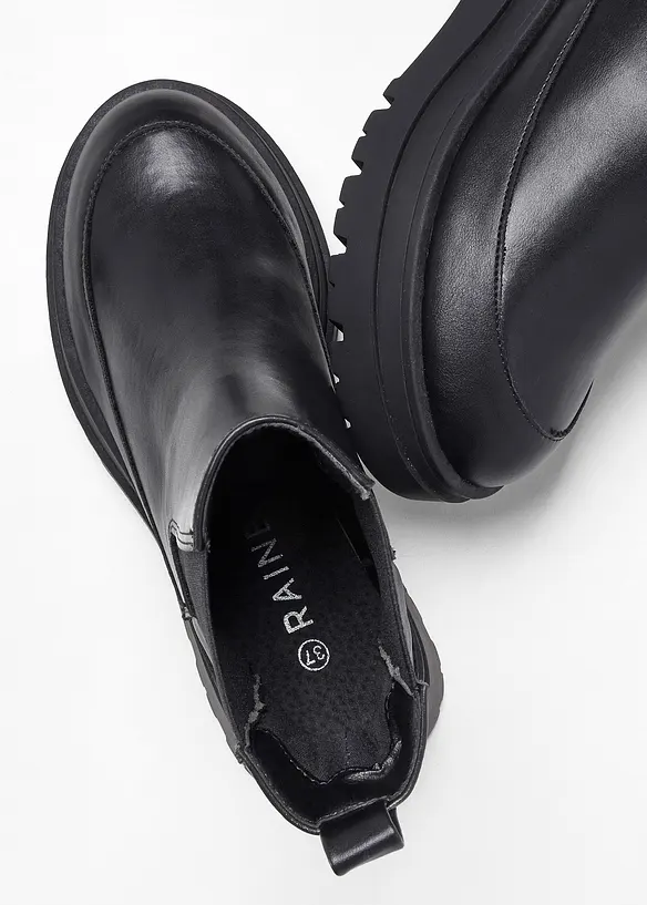 Stivaletti chelsea con suola profilata, bonprix