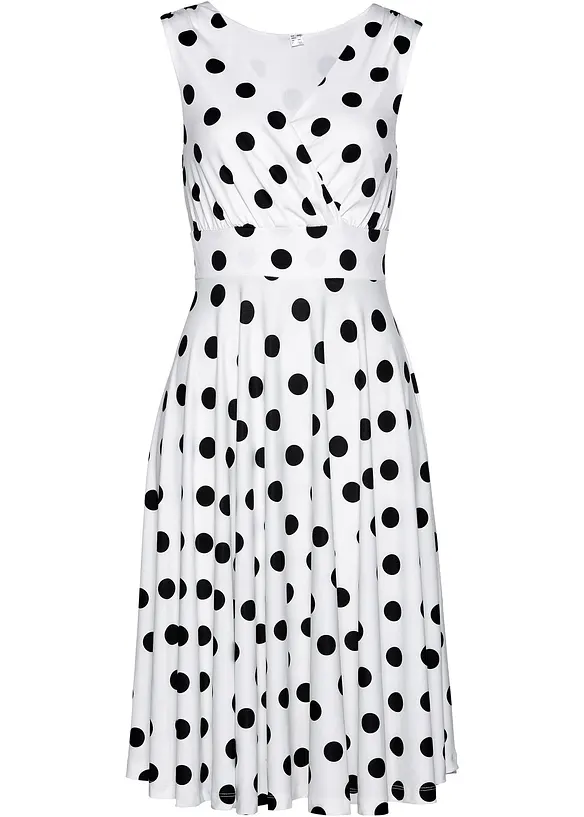 Abito in maglina a pois, bonprix