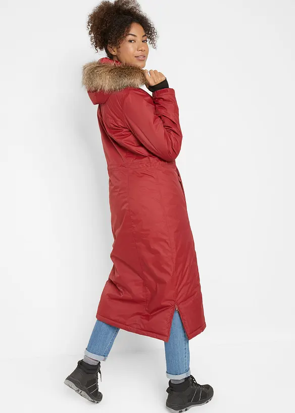 Giubbotto outdoor con pelliccia sintetica, impermeabile, bonprix