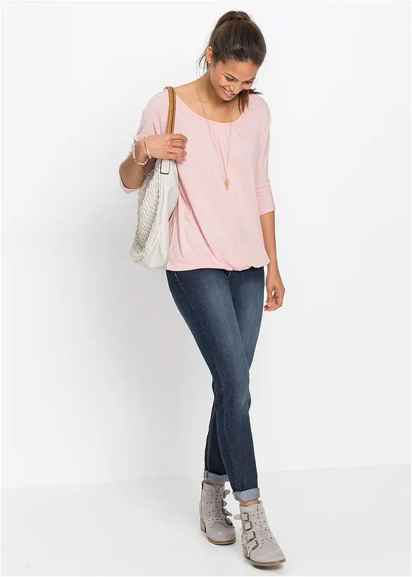 Maglia oversize in misto viscosa, bonprix