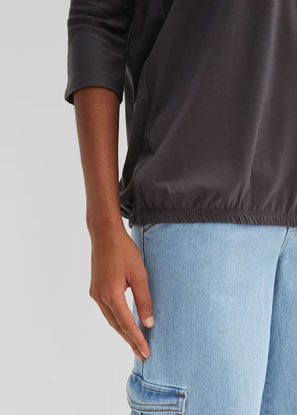 Maglia oversize in misto viscosa, bonprix