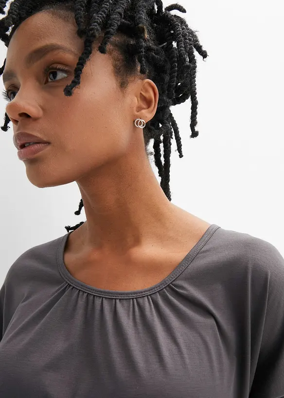 Maglia oversize in misto viscosa, bonprix