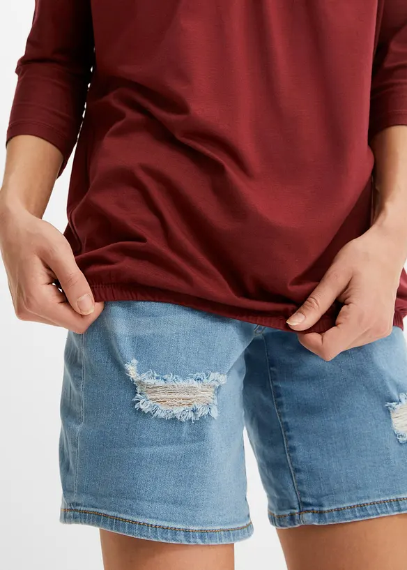 Maglia oversize in misto viscosa, bonprix