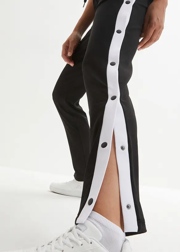 Pantaloni da jogging ad asciugatura rapida con bottoni automatici, bonprix