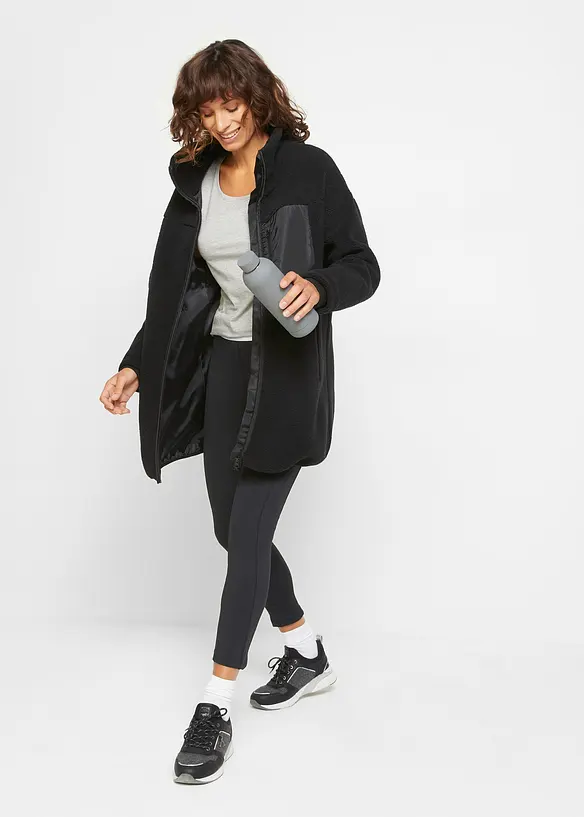 Giacca in pile teddy, bonprix