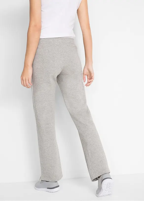 Pantaloni in felpa di puro cotone pesante (pacco da 2), bonprix