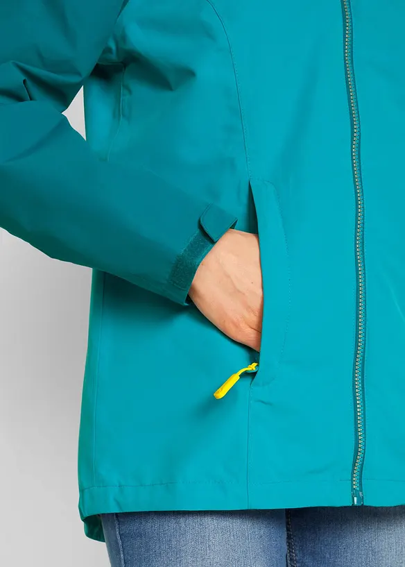 Giacca tecnica impermeabile con cappuccio, bonprix