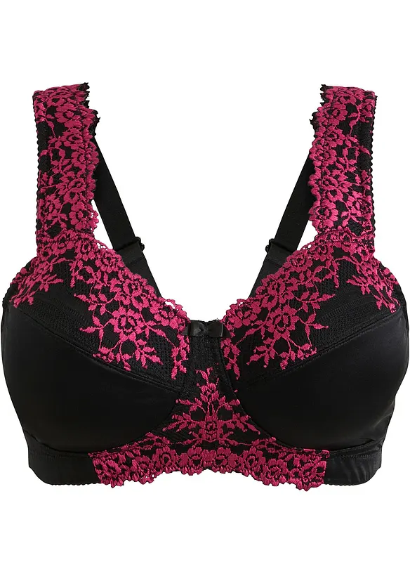 Reggiseno contenitivo senza ferretto con spalline imbottite, bonprix