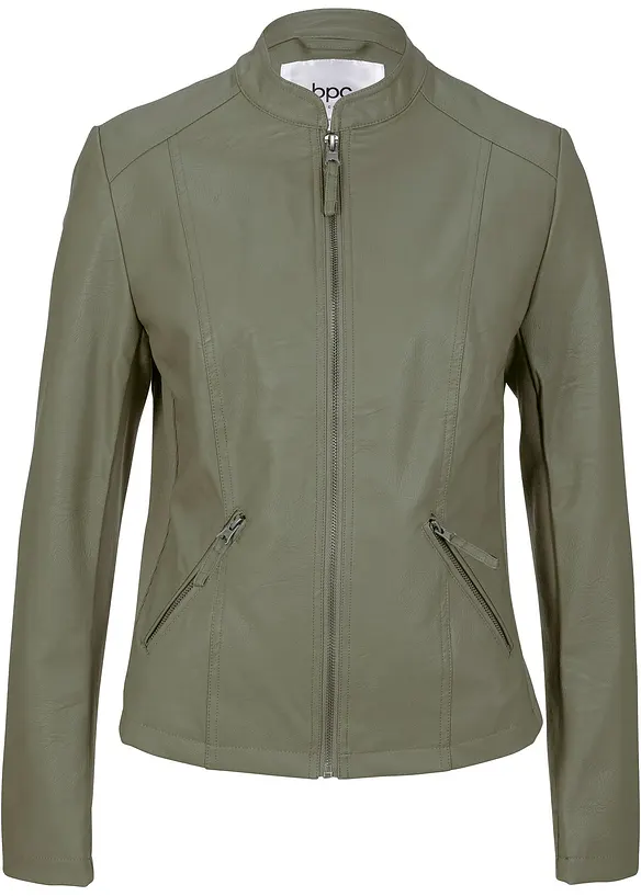 Giacca in similpelle di pura viscosa, bonprix