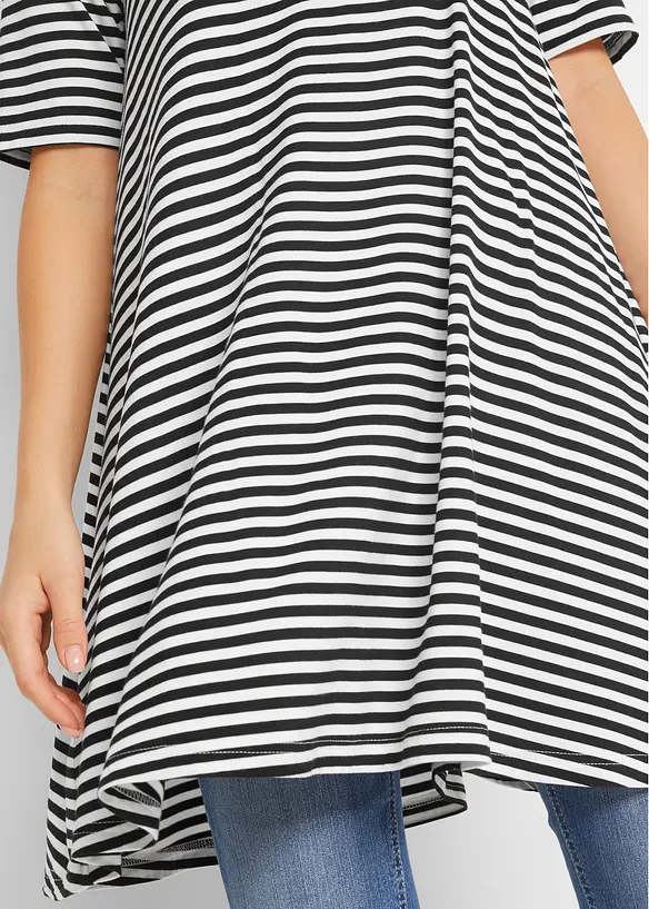 Maglia lunga in misto viscosa, bonprix