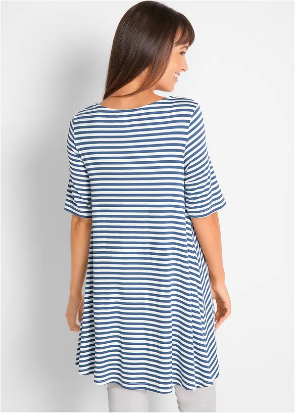 Maglia lunga in misto viscosa, bonprix